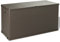 WIFESE 120x56x63 cm Garten Aufbewahrungsbox 420 L Gartentruhe Auflagenbox Kissenbox Box mit Deckel Outdoor Gartenboxen Abschließbare Box Storage Boxes Gartenschrank Braun PP Rattan Optik