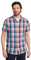 Mountain Warehouse Weekender Short Sleeved Mens Shirt - 100% Cotton Shirt, Lightweight Casual Shirt, Breathable, Comfortable Top - for Walking, Camping & Travel Rust 3XL