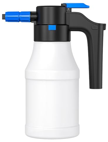 Shkalacar Pulverizador de Espuma para Coche 1,5 L, Eléctrica Pulverizador de Bomba Cañón de Espuma para Lavadora a Presión para 6 Autos, Camiones, Jardinería, Limpieza de la Casa
