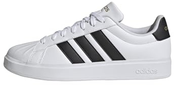 adidas Hombre STREETTALK Shoes, FTWR White/Core Black/Gold Met., 46 2/3 EU