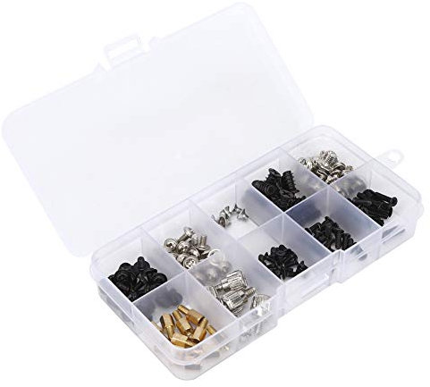 Separadores para placa base, tornillos para computadora, kit surtido de piezas para PC, 165 tornillos para computadora de escritorio, juego de separadores KB5/M2.5/M3/M3.5