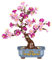 HOGOKIDS Cherry-Blossom Bonsai Building Set - 2 in 1 Artificial Bonsai Tree Plants for Home Decor & Display Cherry Crafts Botanical Flowers Building Toy Birthday Gift for Adults Teens Kids(775PCS)