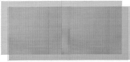 PATIKIL 4 x 8 Inch Wire Mesh, 2 PCS 304 Stainless Steel Woven Air Vent Filter 1mm Hole 0.3mm Wire Dia PVC Coated Mesh Cover Fence Screen Sheets for Cage Garden Window DIY, Black