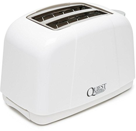 Quest Low Wattage 2 Slice Toaster Campsite Caravan Motorhome | White