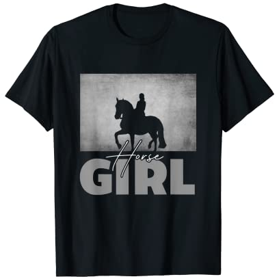 Reitbekleidung für Mädchen, Pferd T-Shirt
