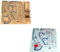 Cribbage Wars Board Game Cribbage Wars Brettspiel War Spiel 2024 Neues Cribbage Brettspiel Set aus Holz Boards Einzigartig lustiges Tischspiel Holzbrett Gesellschaftsspiele,#2 Stück Holz & Kunststoff