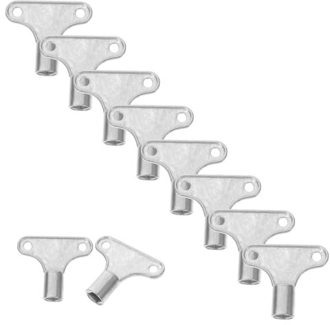 jojofuny Heizkörper-entlüftungsschlüssel Aus Zinklegierung Universeller Heizkörperventilschlüssel Für Heizungssystem Und Wasserhahn