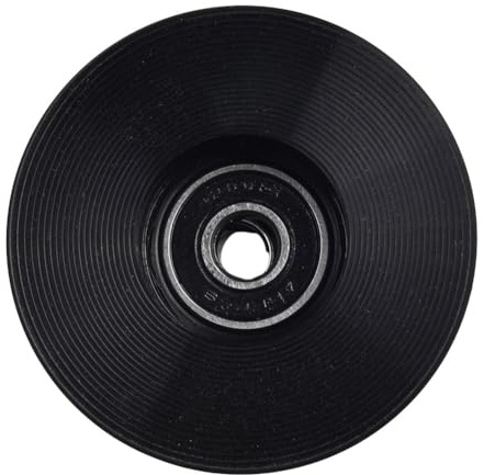 Lot de 4 roues de longboard 60 x 45 mm 78A avec roulements ABEC9 pour mise à niveau et réglages de skateboard (noir)