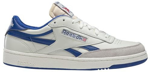 Reebok Herren Club C Revenge Vintage Sneaker, Chalk Collegiate Royal Excellent Red, 41 EU