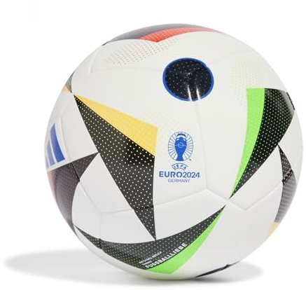Adidas Fussballliebe Training Euro 2024 Ball IN9366, Unisex Footballs, White, 4 EU