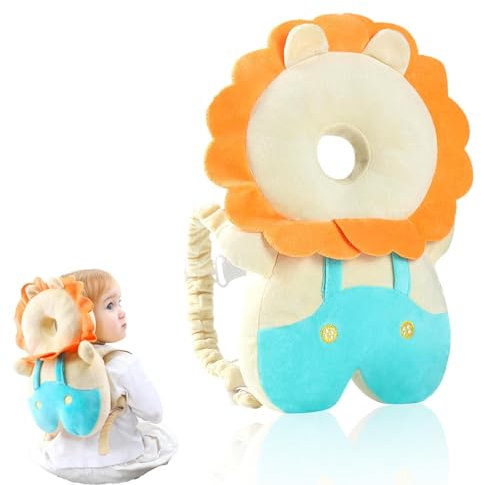 FUYTSUO Protector Cabeza Bebe, Mochila Anticaida Bebe, Mochila Protectora Cabeza Bebe, Protección e Cabeza y Espalda para Niños de 4 a 24 Meses Que Están Aprendiendo a Gatear