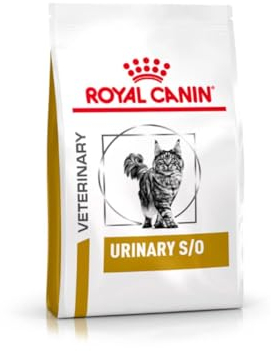 Royal Canin Veterinary Urinary S/O 1,5 kg Trockenfutter für Katzen ist zur Unterstützung der Harnwege und kann bei Struvitkristallen hilfreich sein