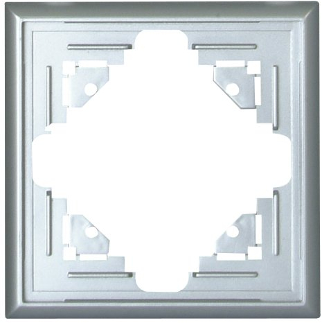 Kopp Abdeckrahmen 1-Fach Malta Silber