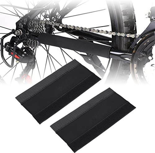 Dioche Bike Frame Protector, Cycling Bicycle Bike Frame Chain Protector Sticker Guard Pad Cover Wrap, Mountain Bike Frame Guard Chainstay Protector, Bicycle Accessories (2pcs)