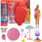 Barbie Color Reveal con Espuma Fresa, muñeca Sorpresa con Vestido y Accesorios de Moda de Verano de Juguete (Mattel GTN18)