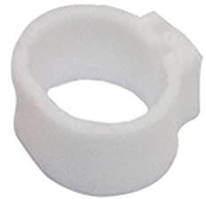 100 stücke Tauben Ringe 8mm Identifikation Ring Öffnung Taubenring Farbe Taube Fußring Taube Liefert Vogelgeräte, Weiß