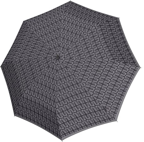 Knirps Taschenschirm A.200 Medium Duomatic - kompakt und sturmfest - Windkanal getestet, Trust Caviar, One Size, Trust Caviar, One Size, Modern