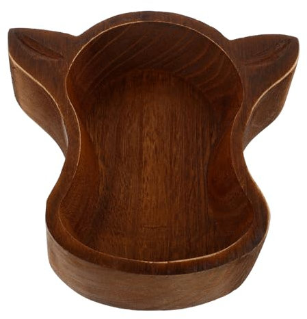 CORHAD Bol à Snacks Bois Plat De Service Décoratif Pour Fruits Et Noix Accessoire De Cuisine Élégant Bois Naturel Pour Maison Réunions