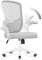 naspaluro Office Desk Ergonomic Chairs with Flip-up Armrests Mid-Back Computer Chair with Lumbar Support Mesh Chairs for Home Office (Storage Backrest, Gray)