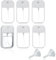 SJBAUTYO 6 Stück 45ml Sprühflaschen Kleine,Wiederverwendbar Mini Feinnebel Sprühflasche,Kommt mit 2 Mini-Trichtern,für Parfüm, Körperpflege Flüssigkeit,Kosmetik