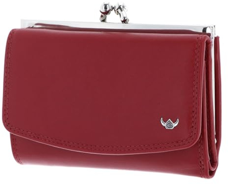 Golden Head Leder Geldbörse Polo RFID Protect Bügelbörse 2255 Rot dunkelrot