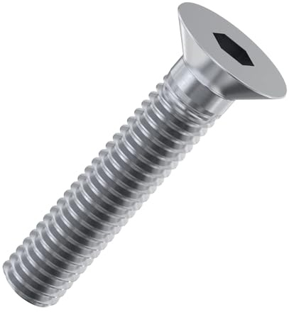 Accu - M3 x 12mm Socket Countersunk Screws (ISO 10642) - Stainless Steel (A2) (Pack of 200)