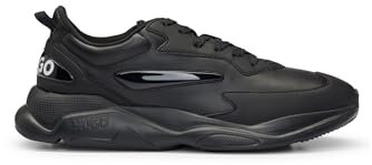 HUGO Herren Leon_Runn_Blub Running, Schwarz, 45 EU
