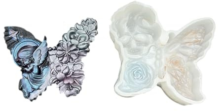 Skull Flower Silicone for Handmade Soap Molding and Festive Decoratioon Festive Skeleton