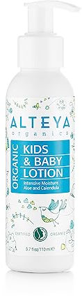 Alteya Bio Babylotion 110ml – USDA Organic-zertifiziert - Hautpflege auf der Basis ausgewogener Kombination von ätherischen Ölen in therapeutischer Qualität – schützt und hydratisiert