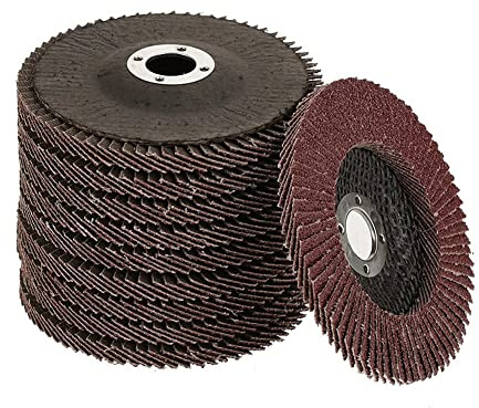 Mole Abrasive Disco Abrasivo Dischi Lamellari 10 Pezzi 100 × 6 × 16 mm a Velocità di Rotazione di 3800 Giri/Min