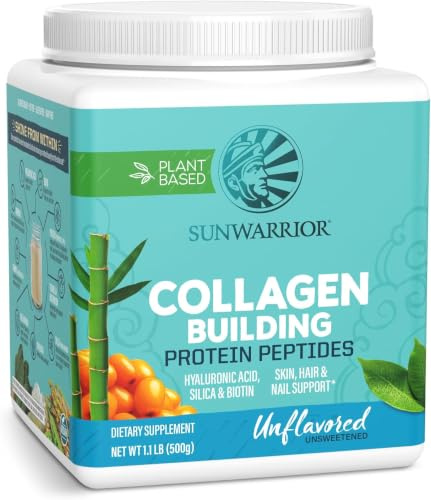 Sunwarrior Vegan Collagen Building Peptides with Biotin, Unflavored