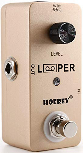 Hoerev Gitarren Effekte Looper Pedal,Gold