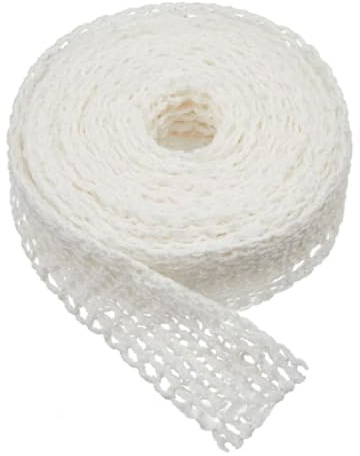 VZU Rollbratennetz, Schinkennetz, 5 m * 4.5 cm Bratennetz für Rollbraten, 16 Löcher Fleischnetz Elastisches Rouladennetz, Kochzubehör, Fleischnetzrolle, Fleischnetz für Rollbraten, Weiß