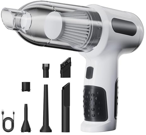 Générique Aspirateur De Voiture sans Fil,Machine De Nettoyage Automobile,Aspirateur Portable pour Auto - pour Propriétaires Conducteurs Berline SUV Camping-Car Canapé Lit Tapis Salon Chambre Bureau
