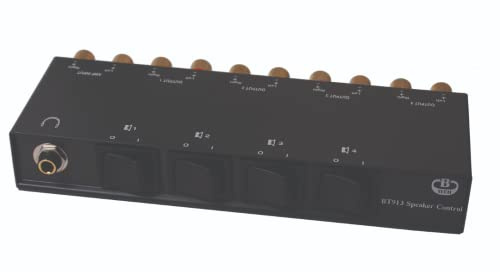 B-Tech Premier 4-Way Hi-Fi Loudspeaker Control, BT913_B (Loudspeaker Control Black)