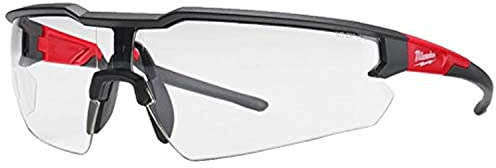 Milwauk Schutzbrille, transparent, 4932471881, Rot, 0