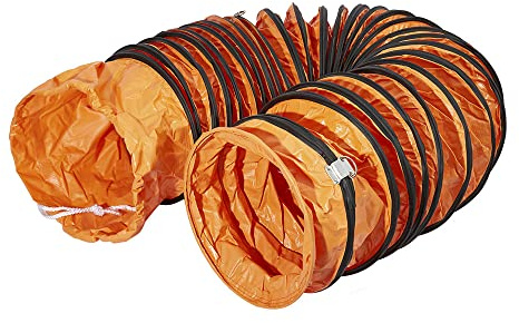 12in PVC Flexible Duct Hose, 16FT Fan Ducting