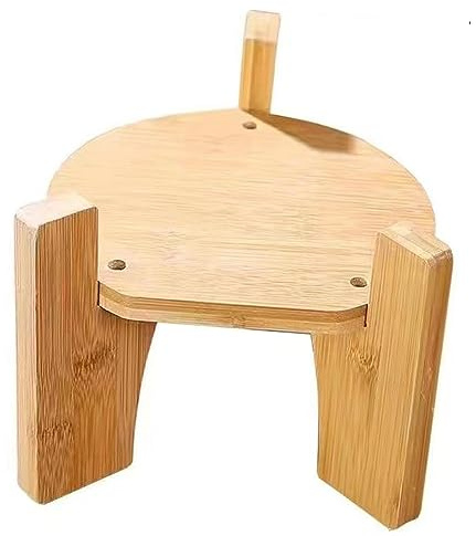 Folpus Supporto per Dispenser Di Bevande Base Rotonda Artigianato Stabile Pratico Supporto per Dispenser Di Bevande in Legno per Bottiglie Di Piccole Dimensioni Con Diametro Inferiore a 17 Cm