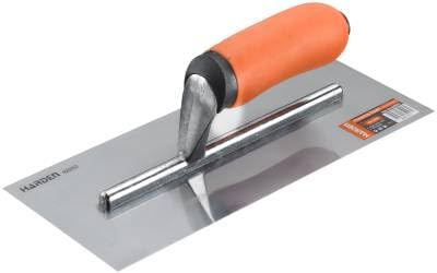 Edward Tool Finishing Trowel 11” - Cement Trowel, Sheetrock, Masonry, Plaster - Precision Polish Carbon Steel Trowel with Ergonomic Grip Handle
