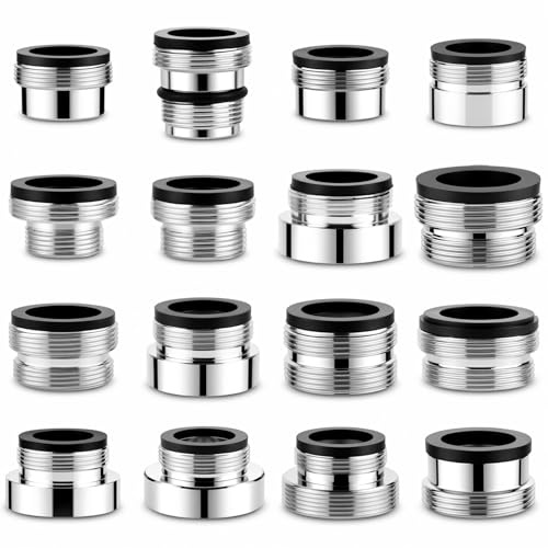 Lot de 16 Adaptateur Tuyau Arrosage Robinet Cuisine, Adaptateur Robinet