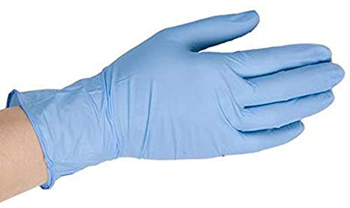 Blue Vinyl Gloves - Medium - Box of 100