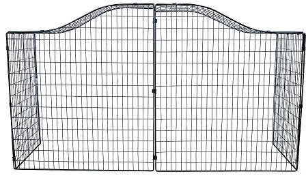 Safetots Pare-feu Design élégant, Barrière de Sécurité pour Cheminées, Installation Facile, Sécurité pour Bébés, Tout-Petits et Animaux de Compagnie, Largeur de 144cm