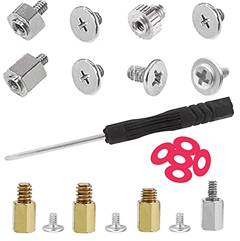 Akuoly M.2 SSD Schraube PC-Motherboard Computerschrauben für Asus Gigabyte ASRock Msi M.2 Nvme SSD, 16Teilig