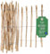 Creative Home Staketenzaun 100cm hoch und 5m lang | Haselnusszaun | Rollzaun | Lattenabstand 3-5 cm | Gartenzaun Holz Holzzaun | Zaun Garten Ideal als Rasenkante Blumenbeet Umrandung aus Haselnuss