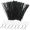 UKCOCO 1000 Pièces Jardin Zhasi Corde Ficelle est Venu Fil torsadé pour Plantes réutilisable Attaches de Cordon pour Plantes de Jardin Fil de Formation des Plantes Usine Surmoulage Noir