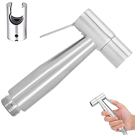 Rubinetto per bidet in acciaio inox con doccetta a mano per lavandino e cucina, multiuso, accessorio per doccia ad alta pressione