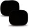 HECKBO 2X Parasol Autoadhesivo para Coche - protección Solar para niños - Negro - 44x36cm - protección Solar para ventanillas de Coche - Ventana Lateral - con Bolsa