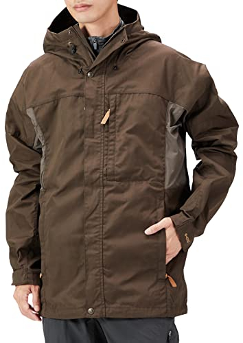 Fjällräven Herren Kaipak M Kapuzenjacke, Grün (Dark Olive), M EU