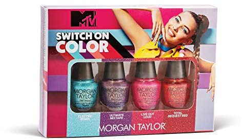Morgan Taylor Lacquer - MTV Switch On Color 2020 Collection - Mini 4pk - 0.17oz / 5mL EACH