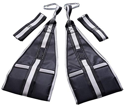 JTRHD Sport-Bauchgurte Bauchmuskelgürtel Horizontal Bar Booster Gürtel Cantilever Gürtel Bauch Bauchaufhängung Gürtel Trainingsgeräte (Farbe : Black 1, Size : 39x20cm)